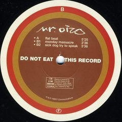 Macaron du disque Flat Beat